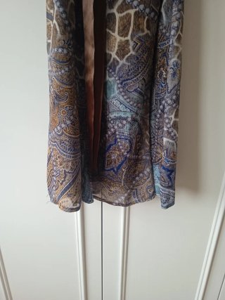Vestido estampado paisley y animal print