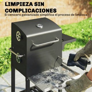 Barbacoa Carbón Portátil Parrilla Acero