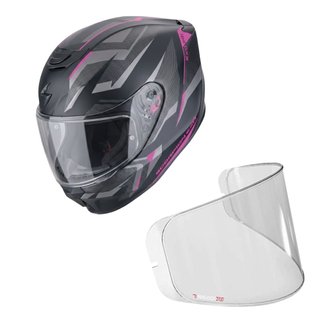 Casco Scorpion EXO 391 Axxos Rosa Mate + Pinlock