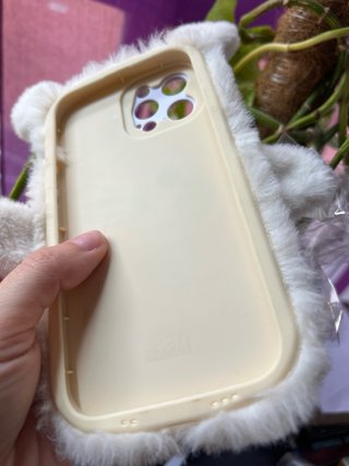 Custodia peluche per iPhone 13 Pro Max con orso