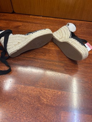 Alpargatas esparto negras talla 36 A ESTRENAR