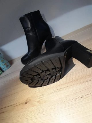 Botines negros tacón plataforma
