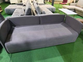 Sofá Cama Gris Tela