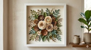 Cuadro 3D Flores Día Madre