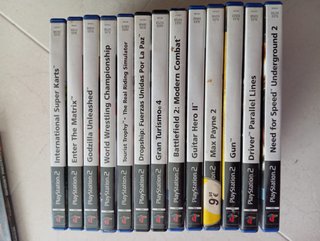 Lote 12 Juegos PS2: Acción, Carreras, Lucha