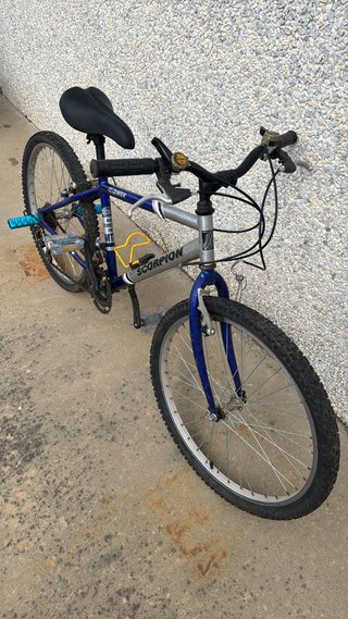 Bicicleta Infantil Scorpion Azul