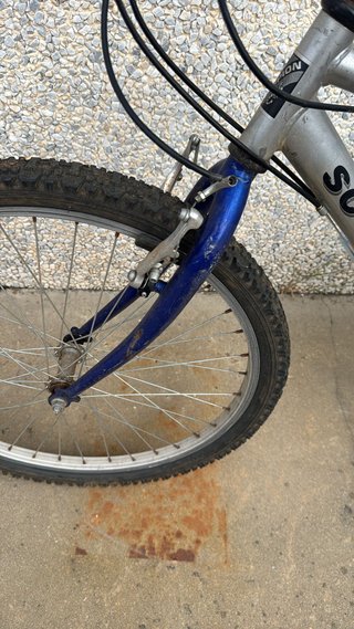 Bicicleta Infantil Scorpion Azul