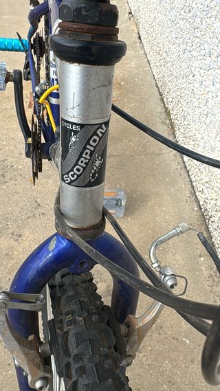 Bicicleta Infantil Scorpion Azul