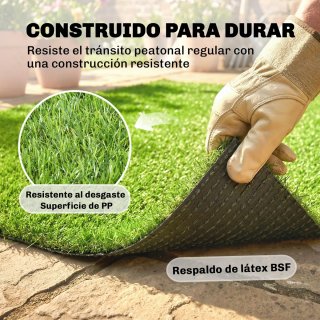 Césped Sintético 1x4m Alfombra Artificial