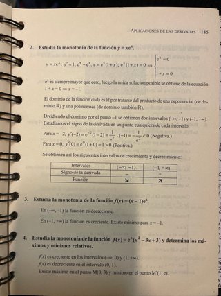 Ejercicios matemáticas para bachillerato