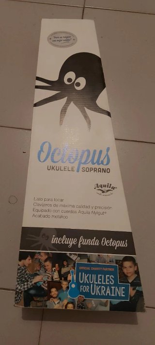 Ukelele Soprano Octopus Rosa