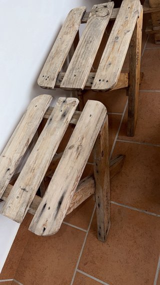 Conjunto Terraza Palets Mesa y Asientos