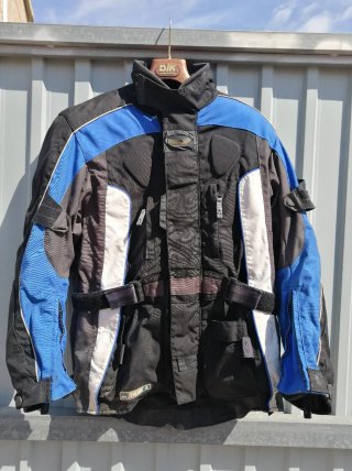 Chaqueta Moto Negra/Azul Talla L y M