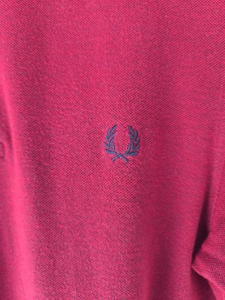Polo Fred Perry Rojo Talla M