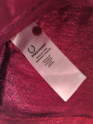 Polo Fred Perry Rojo Talla M