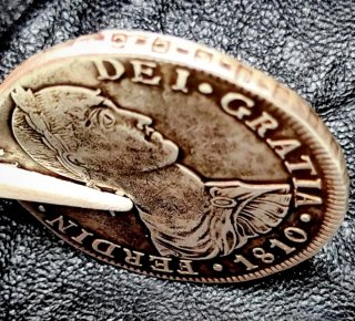 8 Reales Fernando VII 1810 Busto Indígena