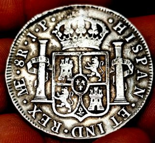 8 Reales Fernando VII 1810 Busto Indígena