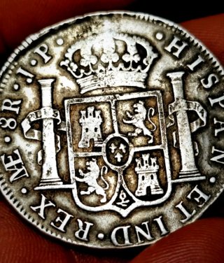 8 Reales Fernando VII 1810 Busto Indígena