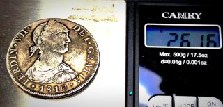 8 Reales Fernando VII 1810 Busto Indígena