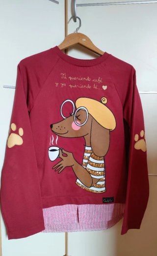 Sudadera Anabel Lee Café