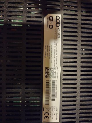 Router Modem ADB VM 5722 WiFi 6