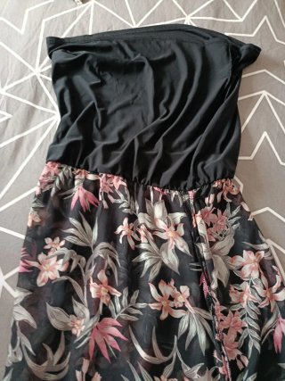 Falda larga floral Divided