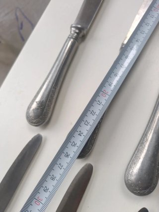 Lote 12 Cuchillos Antiguos Metal