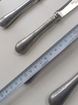 Lote 12 Cuchillos Antiguos Metal