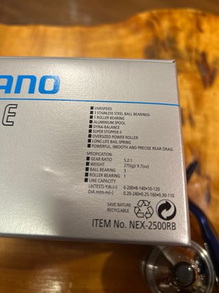 Carrete Pesca SHIMANO Nexave 2500RB