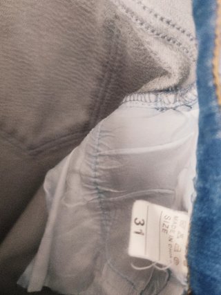 Pantalón vaquero forro polar mujer