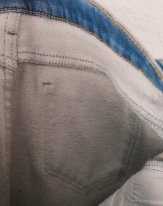 Pantalón vaquero forro polar mujer