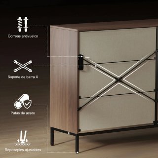 Comoda habitación dormitorio diseño frontal tela