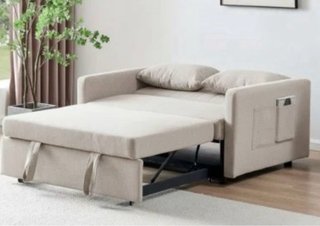 Sofá Cama Gris Claro PARMA