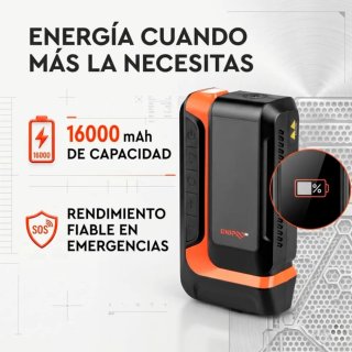 Arrancador Coche Compresor 12V 2000A DNIPROM