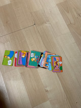 22 Cromos Simpsons Bollycao