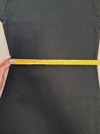 Abito costina nero XS