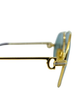 Cartier Vintage Vendome Louis Gold Aviator