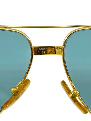 Cartier Vintage Vendome Louis Gold Aviator