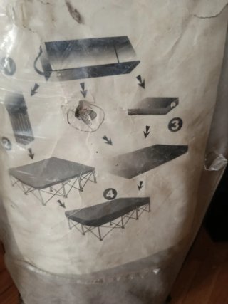 Cama de camping plegable