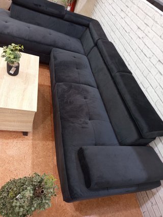 Rinconera Terciopelo Negra Nueva
