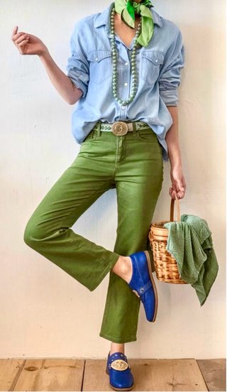 Pantalón Surkana Verde Talla 38