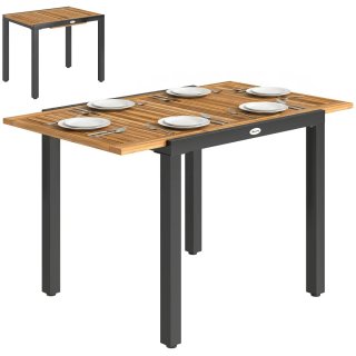 Mesa Jardín Extensible Madera y Metal