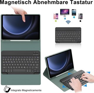 Tastiera Bluetooth per Samsung Tab S9/S9 FE