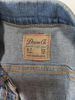 Chaqueta vaquera niña Talla 6-7