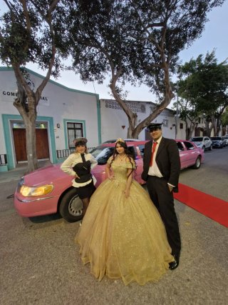 Limusina Rosa Aleyoly para Eventos