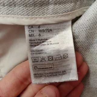 Pantalón recto H&M talla 38