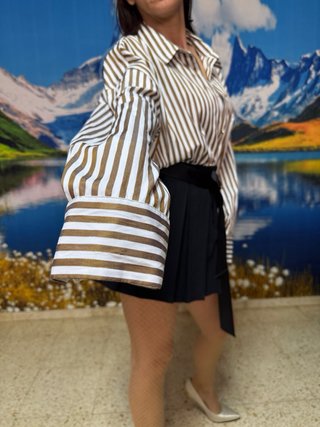 Camisa oversize Zara Talla L