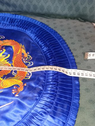 Funda cojín vintage bordada