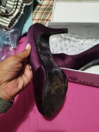 Zapatos de tacón Rosa Azul morados