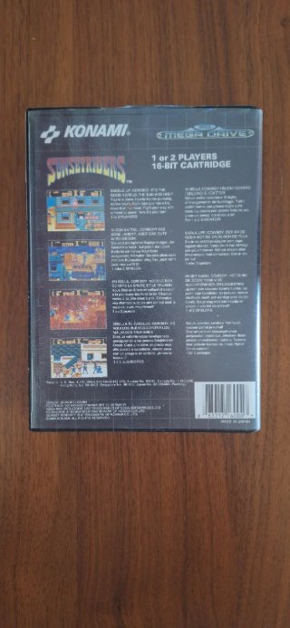 Sunsetriders Sega Mega Drive Completo Konami